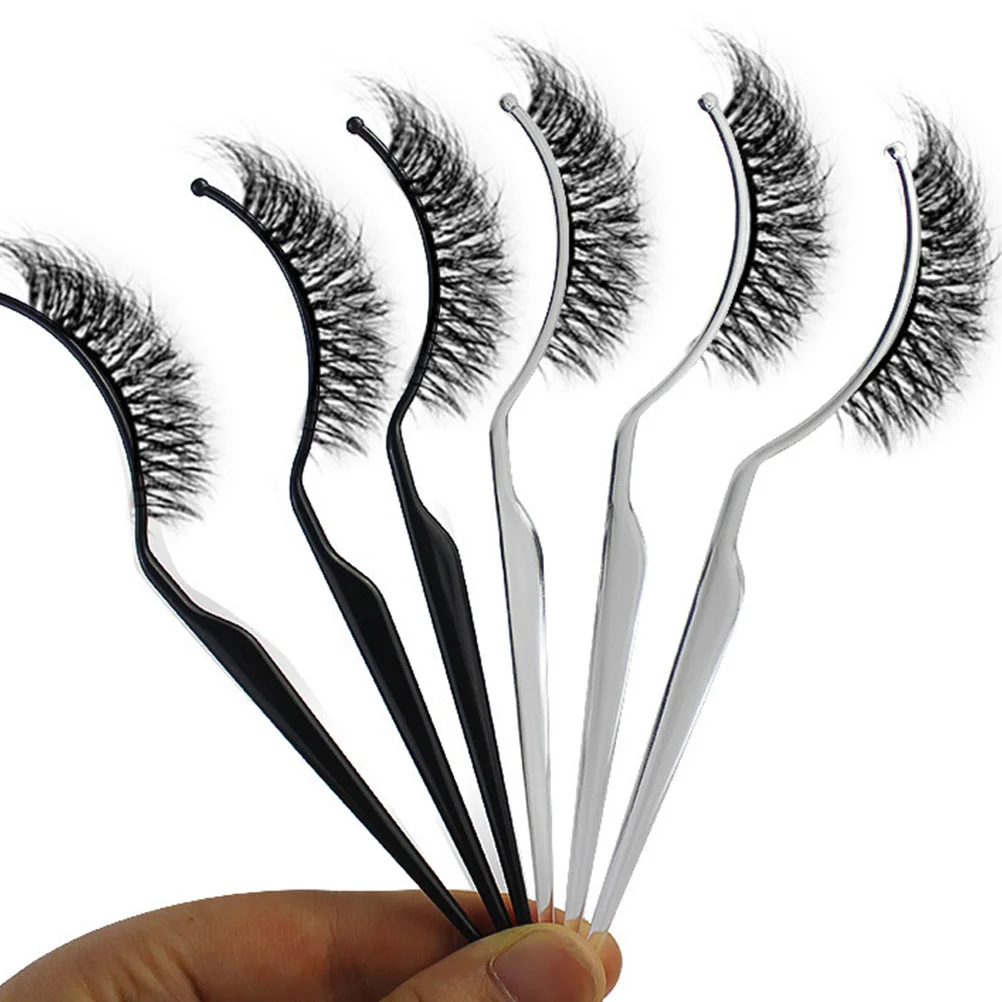 6 Pcs Fake Eyelashes Display Stand Applicator for False Extensions Holder Salon Accessories