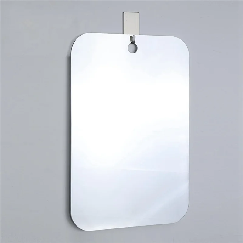 Shower Mirror Fogless For Shaving Mirror For Shower,Unbreakable Deluxe Organic Glasss Makeup Mirror Large Easy Install