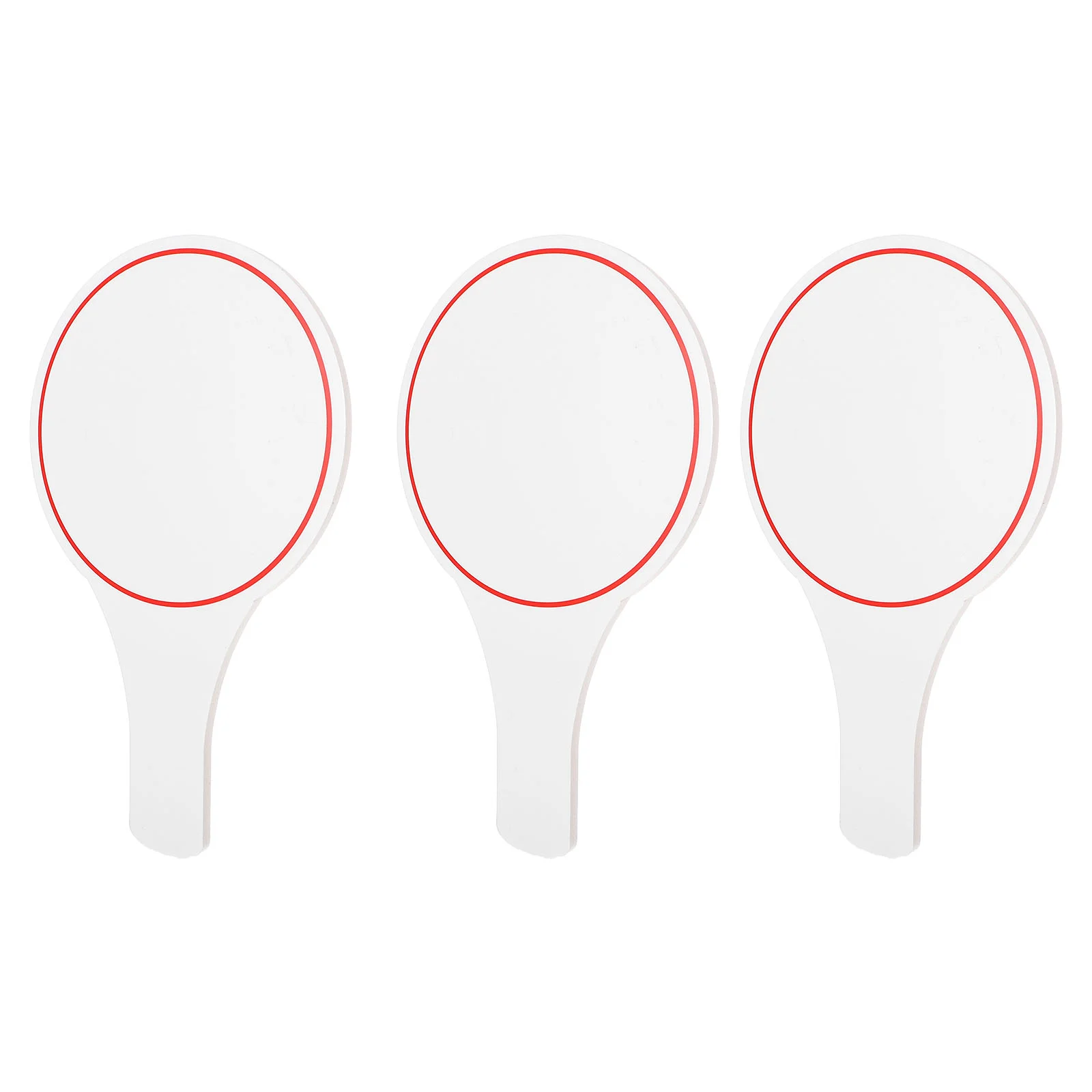 3 Pcs Voting Score Board Signs Erasable Writing Scoreboard White Foam Scoring Student