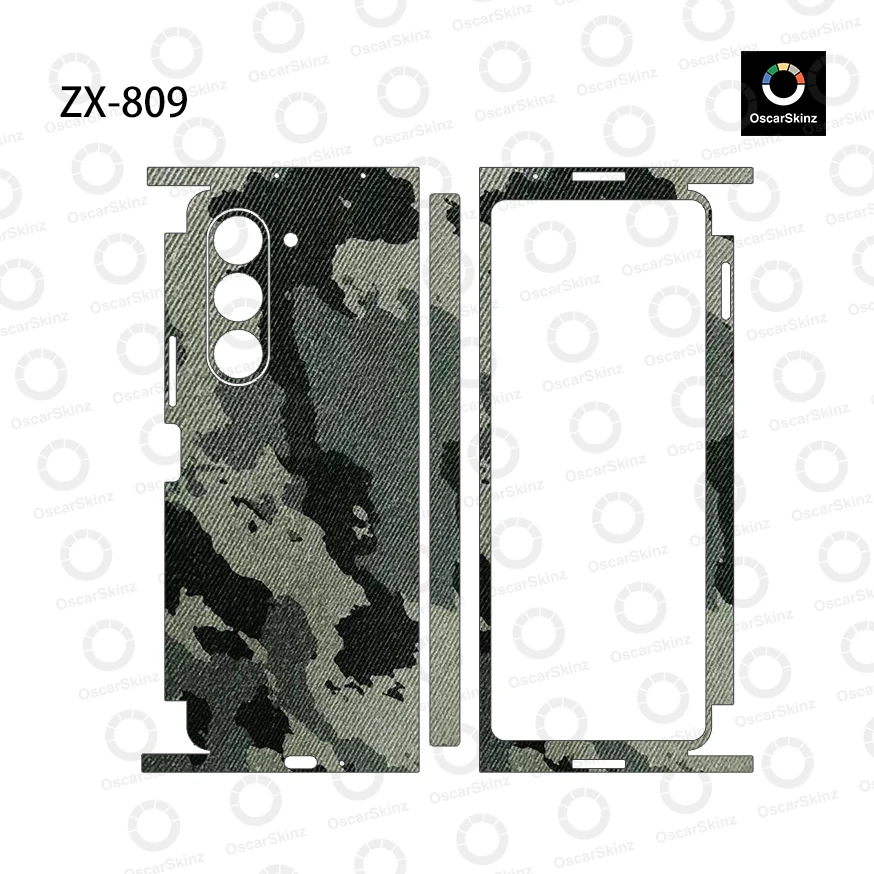 Kolorowe naklejki chroniące przed zarysowaniami do Samsung Galaxy Z Fold8ultra 6 5 4 3 7 Fold5, ochronna folia na tył urządzenia. — zdjęcie produktu 5