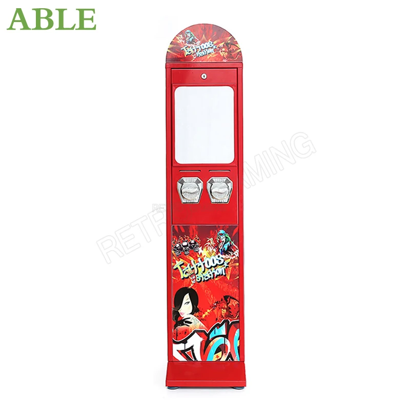 Arcade Tattoo Stickers Mechanical Coin Acceptor Selector Mechanism High Quality Vending Machine Capsule Ball