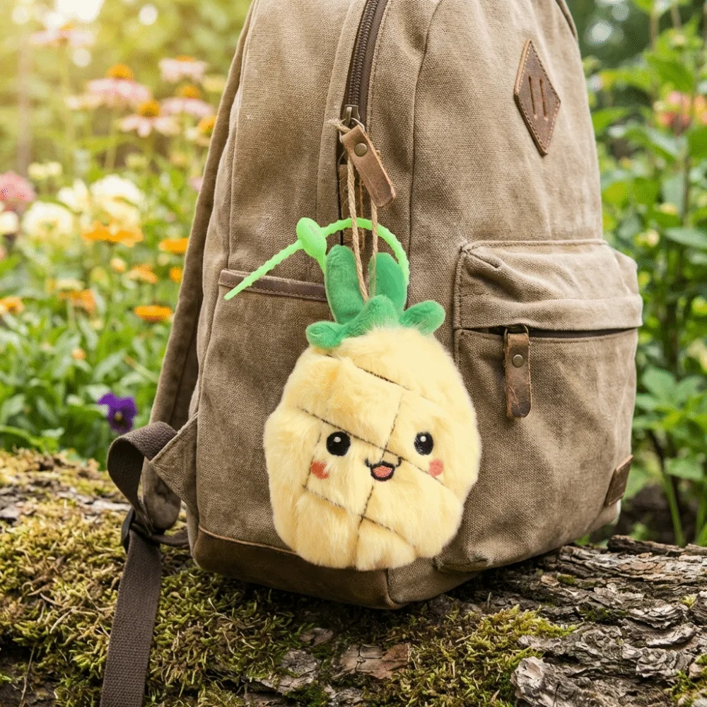 

Мягкий брелок-фрукт в виде клубники/ананаса, миниатюрный, с тематикой растений и фруктов, для сумок и рюкзаков