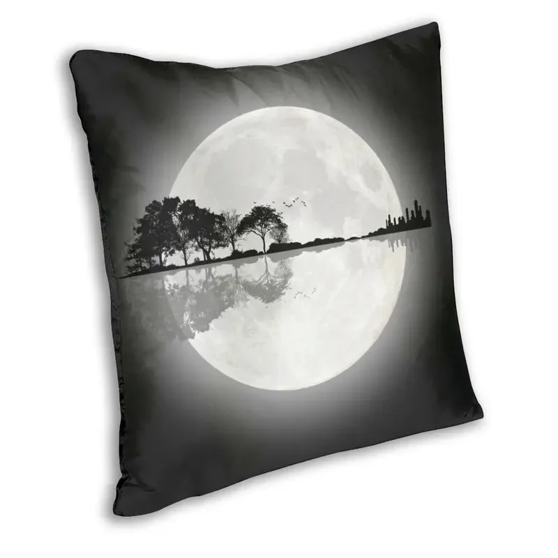 Moonlight Nature Guitar Pillowcase Home Decor 3D Printed Guitarist Music Gift  for Living Room