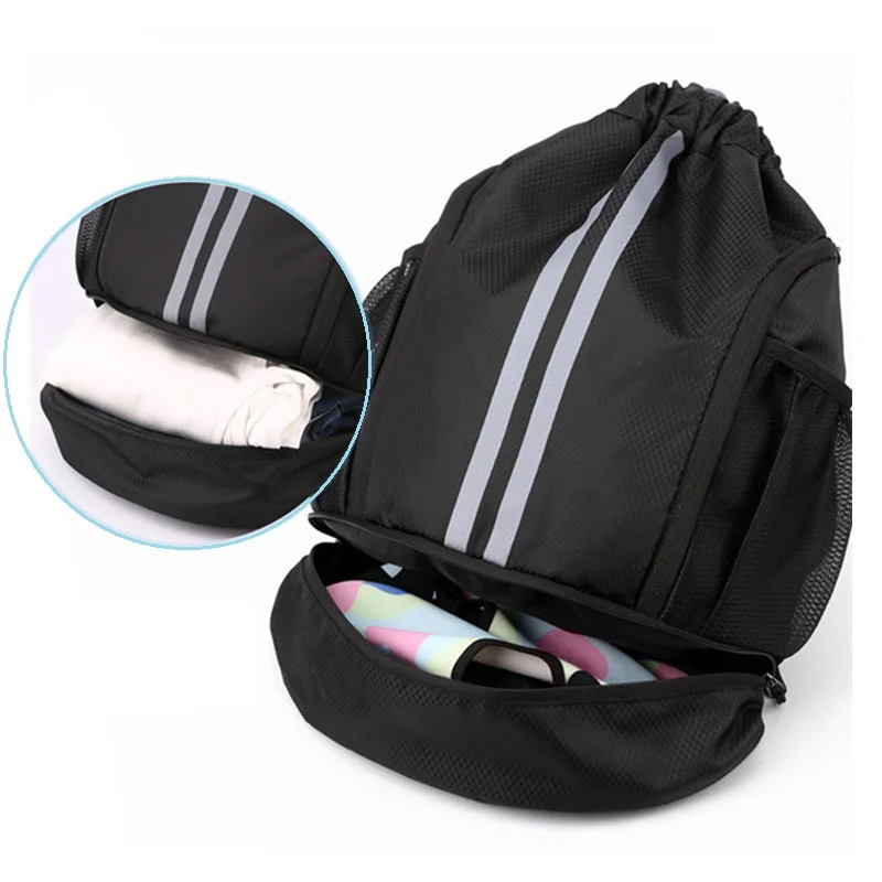 Gym Bag Men Training And Exercise Swimming Soccer Basketball Big Yoga Fitness Drawstring Travel Bolsas For Women Sports Backpack