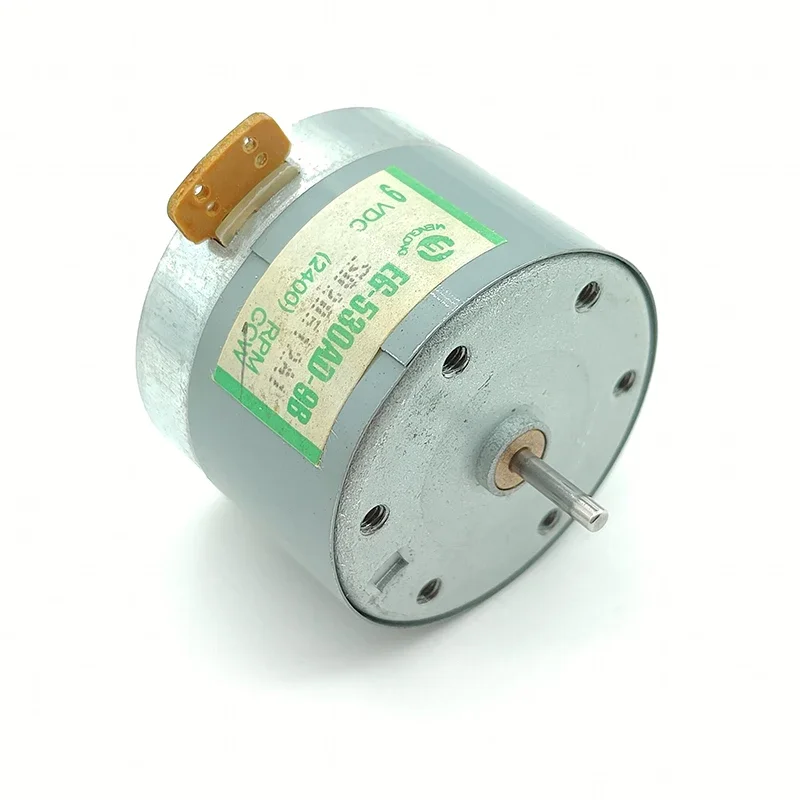 EG-530AD-9B Motor DC 9V CCW Capstan Tape Deck Recorder Audio Round Spindle Motor