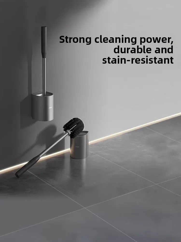 

Настенный держатель для туалетного ершика JO Space из алюминия с дренажным отверстием, прочный металлический набор для чистки унитаза