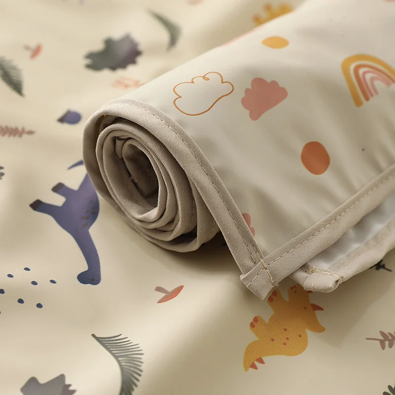 Soft PU Waterproof Baby Diaper Mat 90*70cm Washable Newborn Urine Pad Changing Pad Liners Reusable Picnic Travel Mats