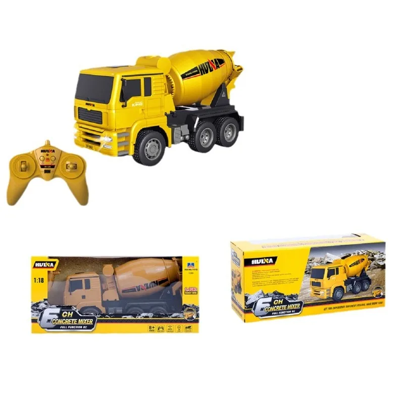 

Huina 1333 масштаб 1:18, электрическая игрушка с дистанционным управлением, радиоуправляемая машина для детей, девятиканальный инженерный автомобиль, игрушка-блендер