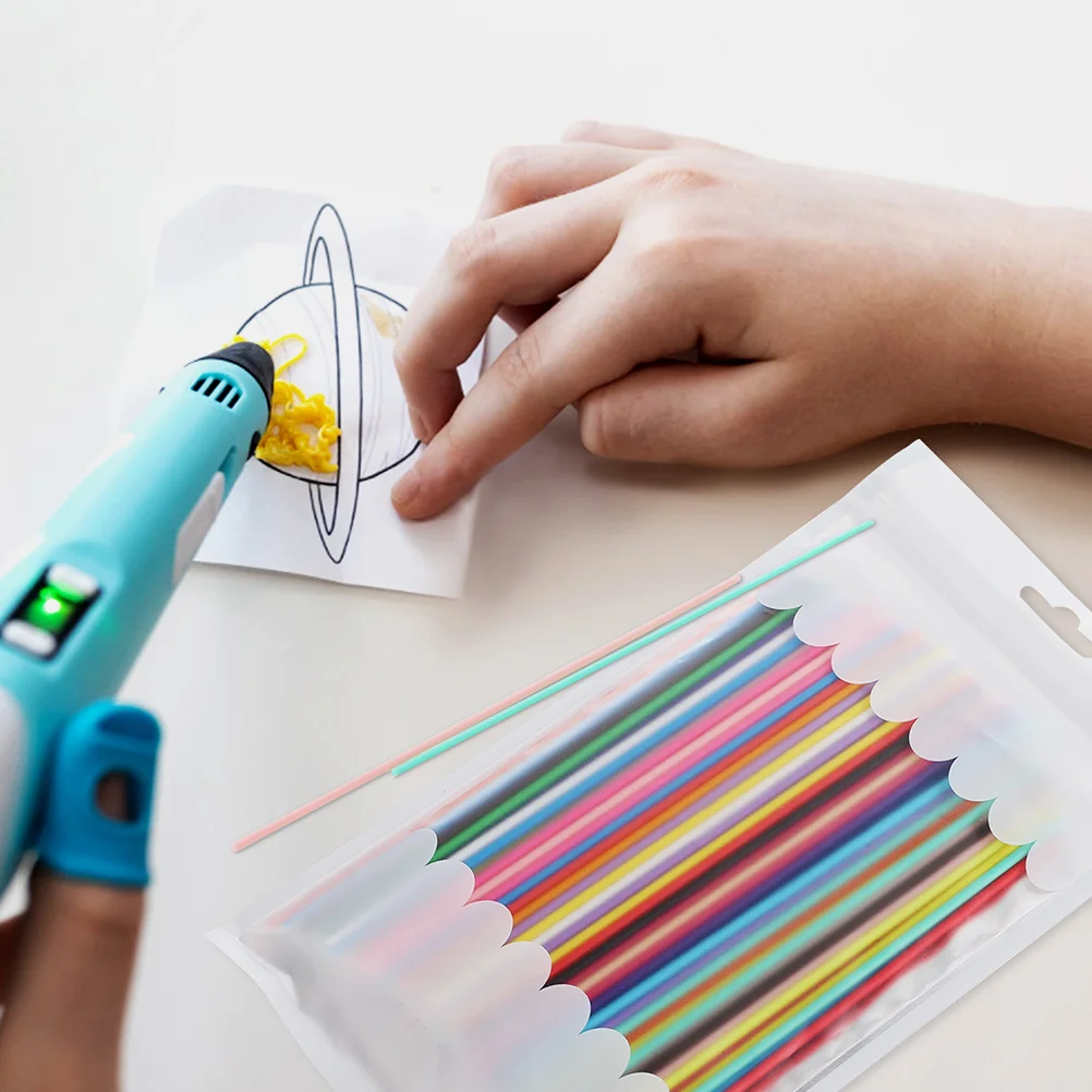 

110Pcs 3D Printing Pen Filament 22 Colors Pcl Low Temperature for Crafts Doodling Supply Pcl Filament Refills