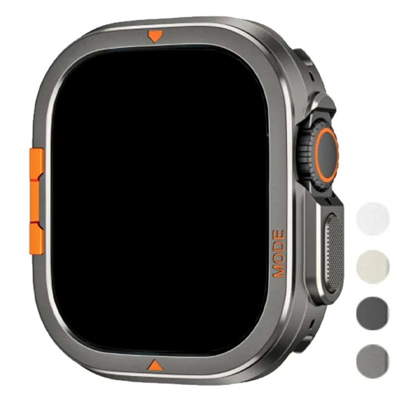 Luxuriöses Edelstahlgehäuse für Apple Watch Ultra 3 2 1 49 mm, Schutzabdeckung, Aluminium-Abdeckungsrahmen für IWatch Serie 11 10 46 mm