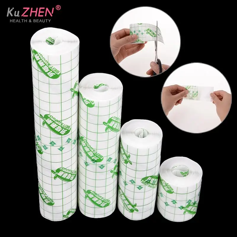 5M/Roll  Non-woven Fabric Film Waterproof Transparent Tape Adhesive Plaster Anti-allergic Wound Dressing Fixation Tape