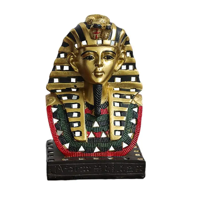 Ancient Egyptian Artifact Collectible Mummy Sphinx Sculptures Resin Crafts Mythology Pharaoh Ornaments Household Egyptian Statue