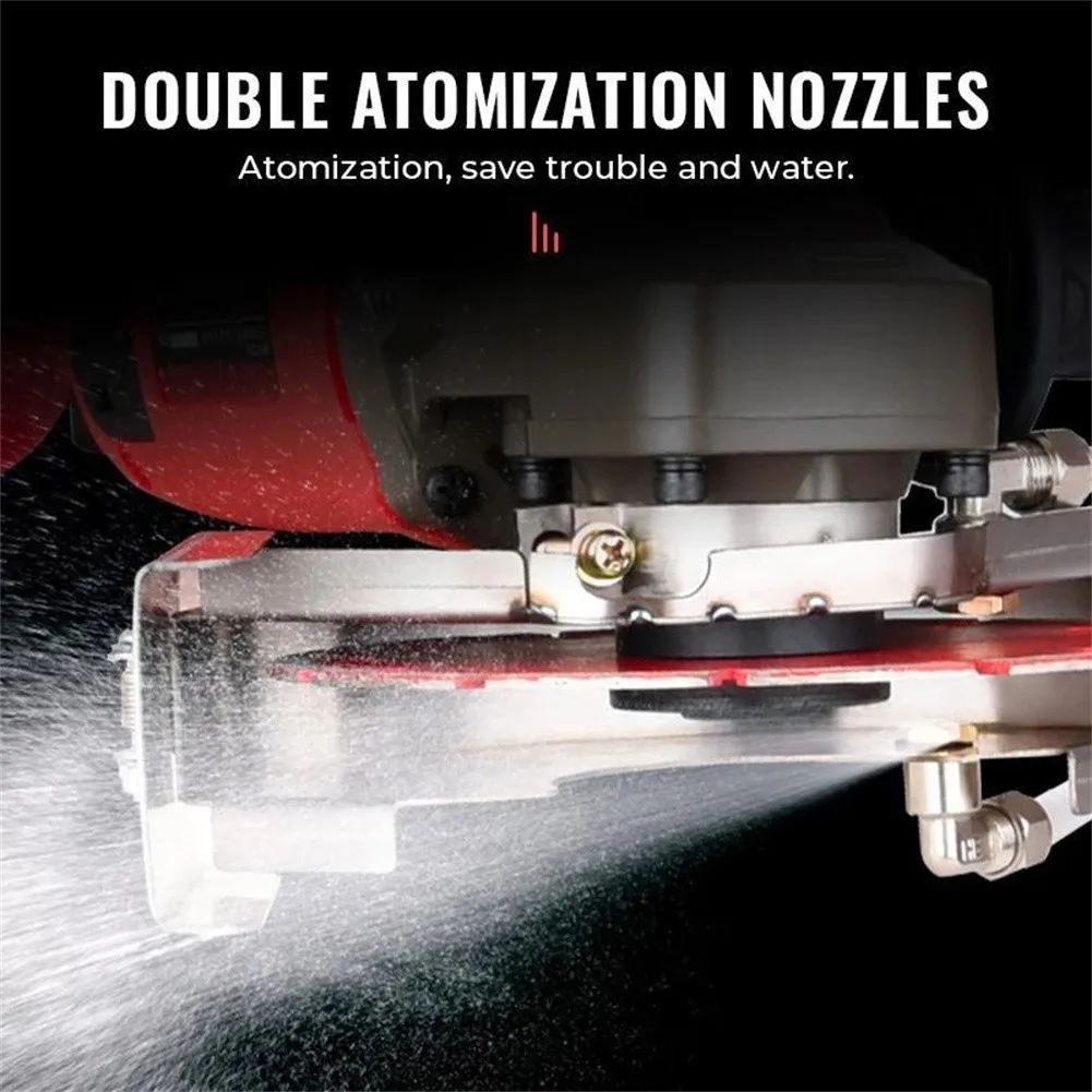 

Angle Grinder Shield and Water Slotting Tool Set Stainless Steel Dust Protection for Safe Cutting Applications