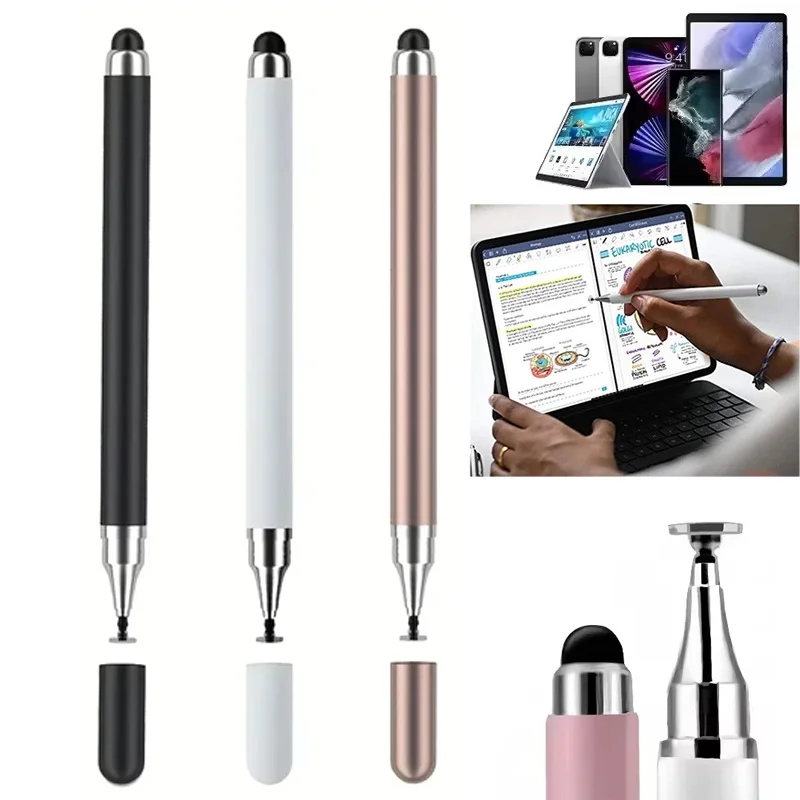 2 In 1 Universal Touchscreen Pen Touch Screen Stylus Pen For IOS Android Windows iPad iPhone Huawei Xiaomi Drawing Accessories