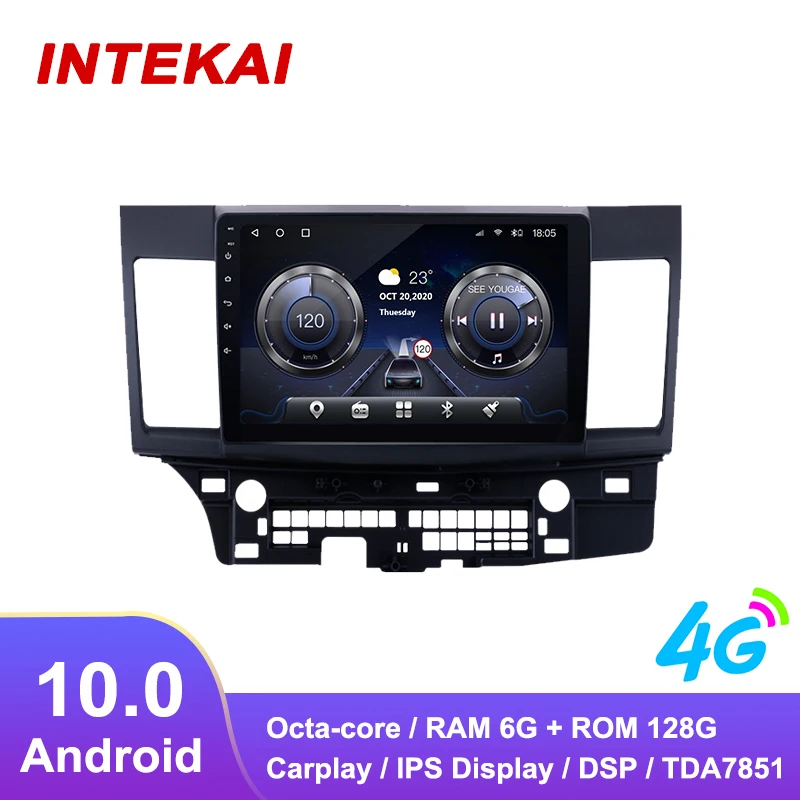 

10.1"Android 10.0 Car Radio GPS Navigation autoradio multimedia player for Mitsubishi lancer 2008 2015 head unit stereo