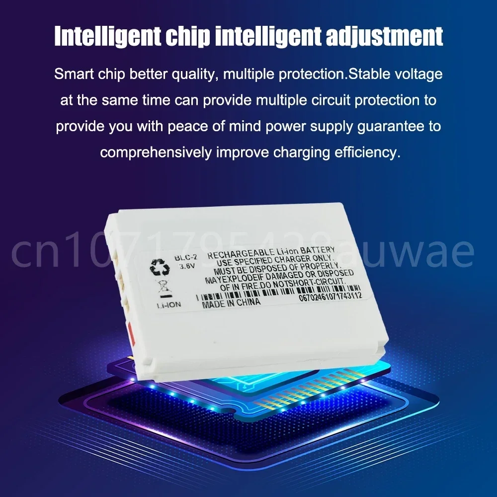 3.6V 800mAh BLC-2 BLC2 BLC 2 Batterie di ricambio di alta qualità Batteria del telefono cellulare per Nokia 3310 3330 3410 3510 3315 3350