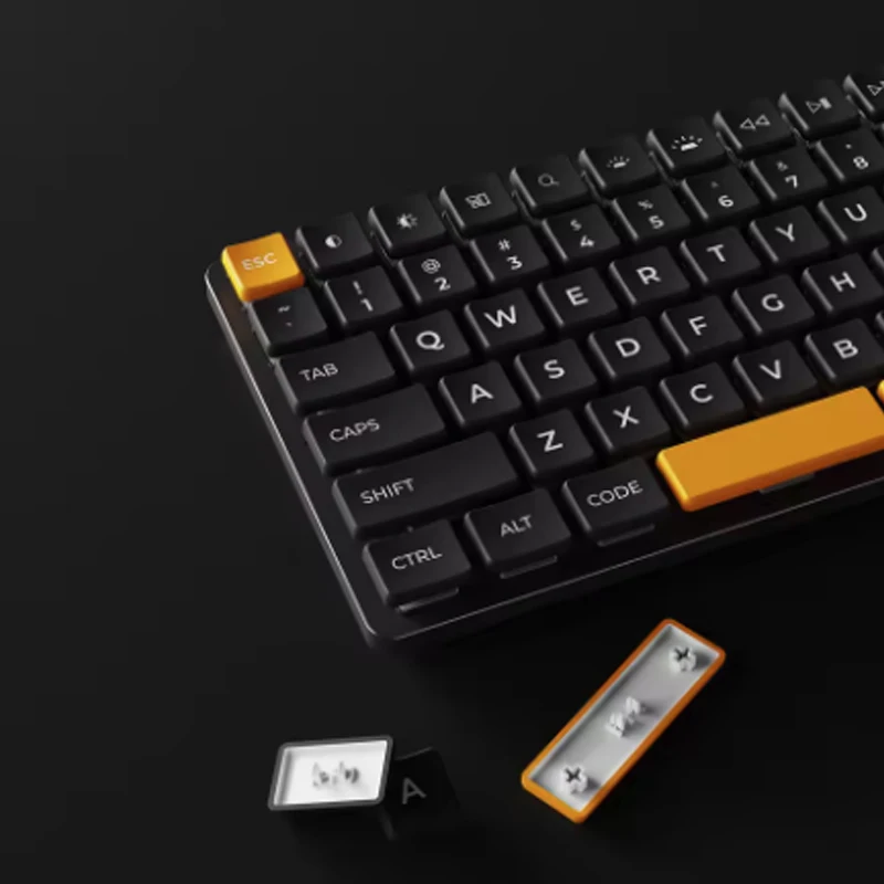 CHOSFOX PBT Keycaps Keyboard Mekanis Ultra Slim Dwarf Shaft Keycaps CFX Profil Rendah Keycaps untuk Kailh Low Profile Switches