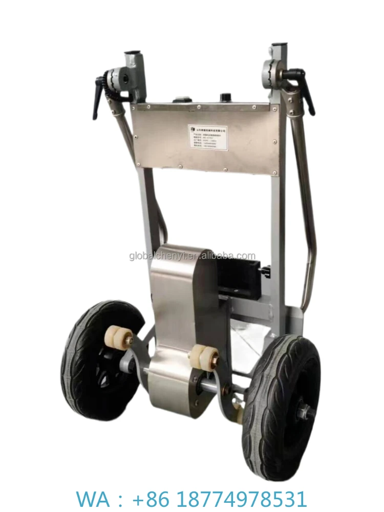 

С литиевой батареей, новый сорт для тяжелых товаров, блестящая электрическая тележка для подъема по лестнице, мобильная стальная мобильная тележка для лестницы