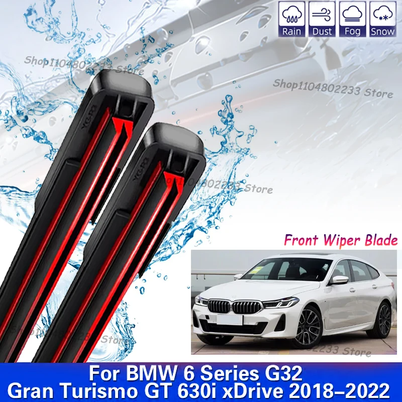 

Car Front Wiper Blade For BMW 6 Series G32 2018~2022 Gran Turismo GT 630i XDrive Windscreen Windshield Accessories Window 2018