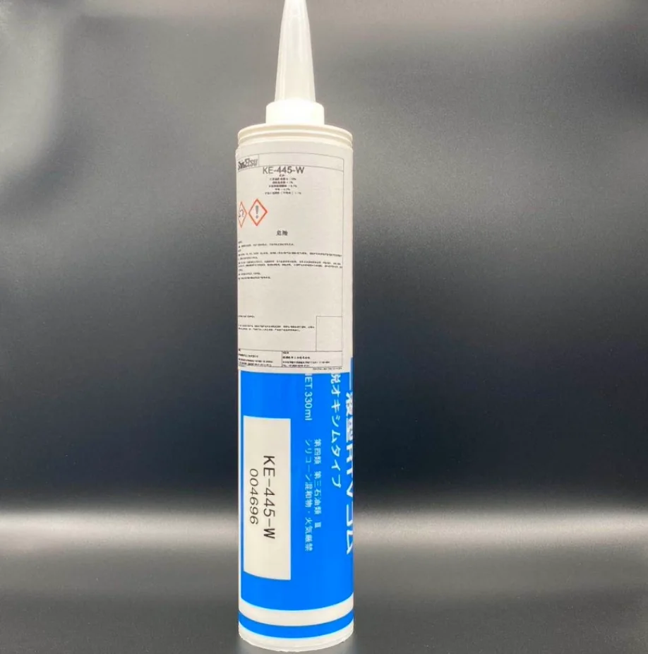 FOR ShinEtsu KE-445-T 330ml Translucent Sealant Sealing Quick Drying Silicone Curing