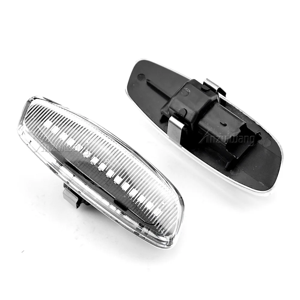 Carro LED Dinâmico Turn Signal Blinker, Marcador Lateral, Luz Fender, Peugeot 207, 308, 3008, 5008, RCZ, Citroen C3, C4, C5, DS3, DS4