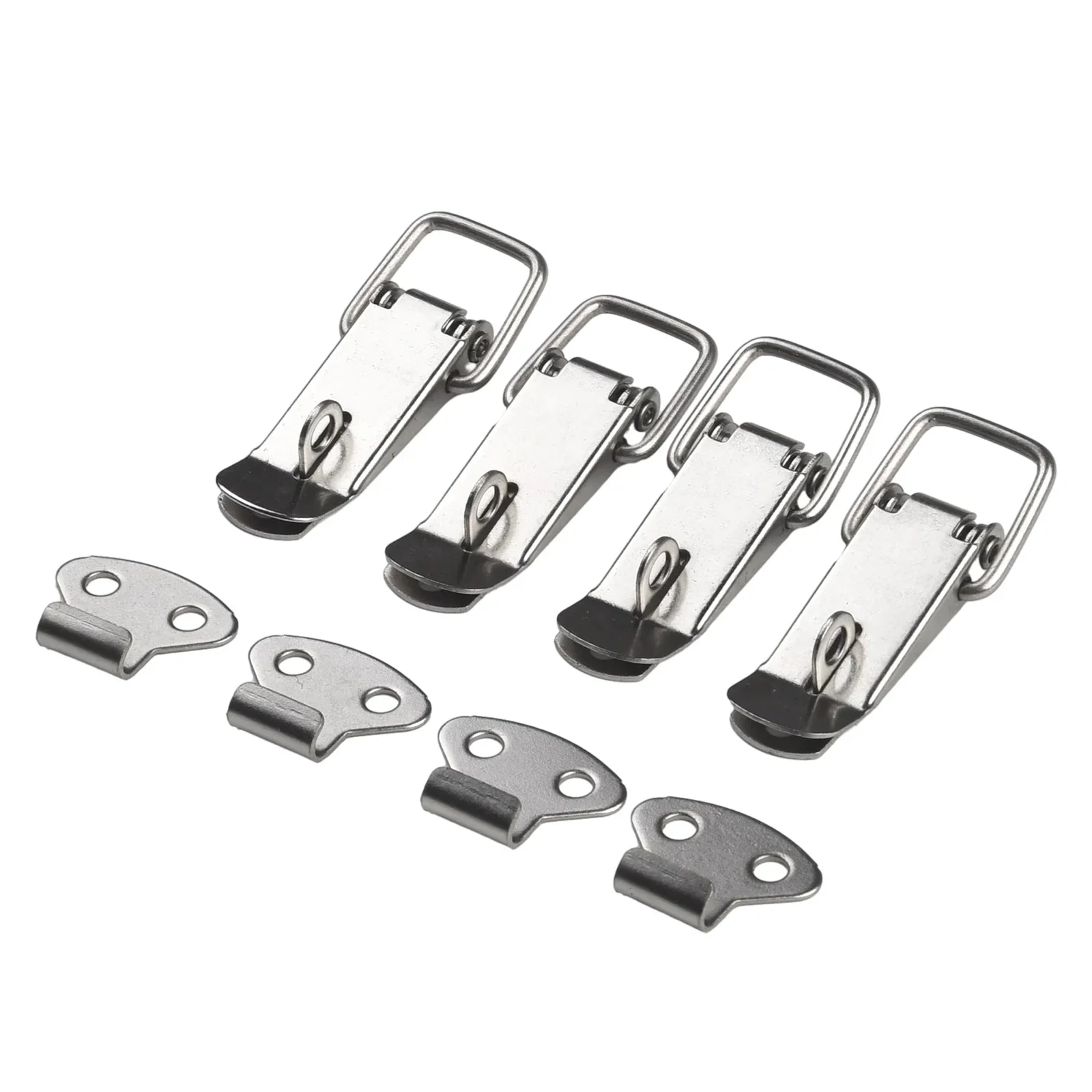 Replacement Brand New Protable Cabinets Home Improvement Boxes Door Hardware Latches 4PCS Cold Rolled Steel Durable