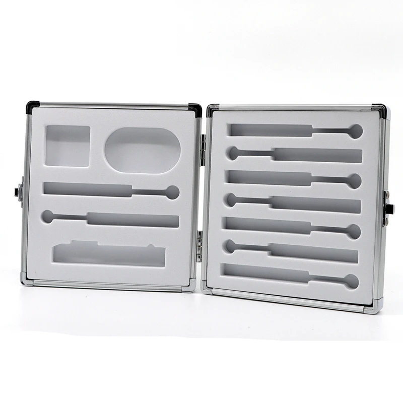 Imagem -05 - Caixa de Armazenamento para Ferro de Solda Grupo Alumínio Toolbox Liga Solid Metal Tool Pack Case Container Ts101 Ts100