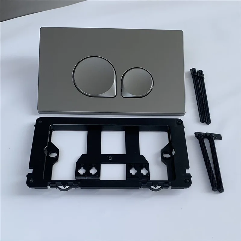 Suitable for Wall Water Tank Flush Panel Gun Gray Squat Concealed Water Tank Extension Button