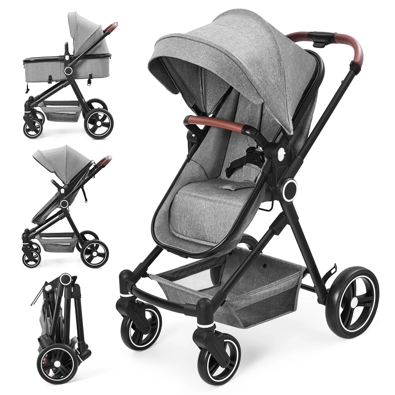 1 1 Eu Baby High View Stroller S600