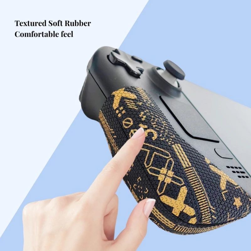 タッチパッドステッカーセットコンソールアクセサリーゲームパッドホストステッカースチームデッキゲーム機用防汗ゴムステッカー