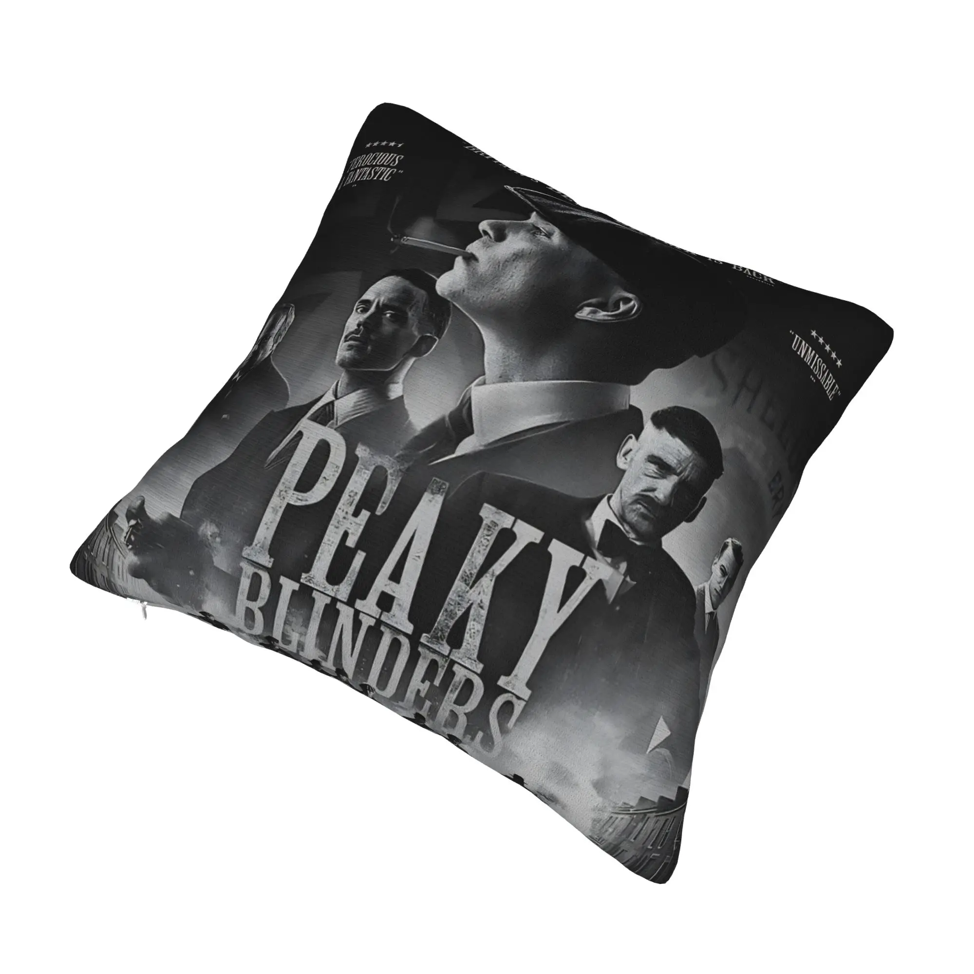 Tommy Shelby Peakys Blinders Pillow Cover Merch Printed Cushion Cover Decor  Throw Pillow Case Cover Home Multiple Sizes