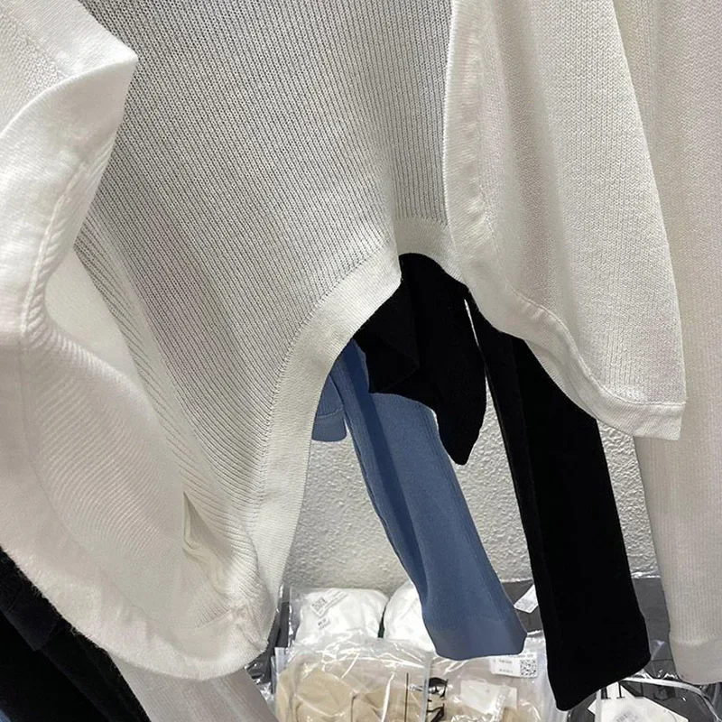 Cardigan tricoté pour filles, décontracté, quotidien, classique, coréen, confortable, hauts courts, mode dame, vêtements d'extérieur en soie glacée
