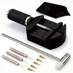 11pcs Repair Tool Strap Adjuster Band Tool With Pin Watch Bracelet Link Pin Tool Remover Easy To Remover Watch Regulator Tool