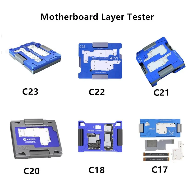 

Mijing C23 C22 C21 C20 C18 C17 Motherboard Layer Tester For iPhone X 11 12 13 14 15 Pro Max Mainboard Testing Checking Board