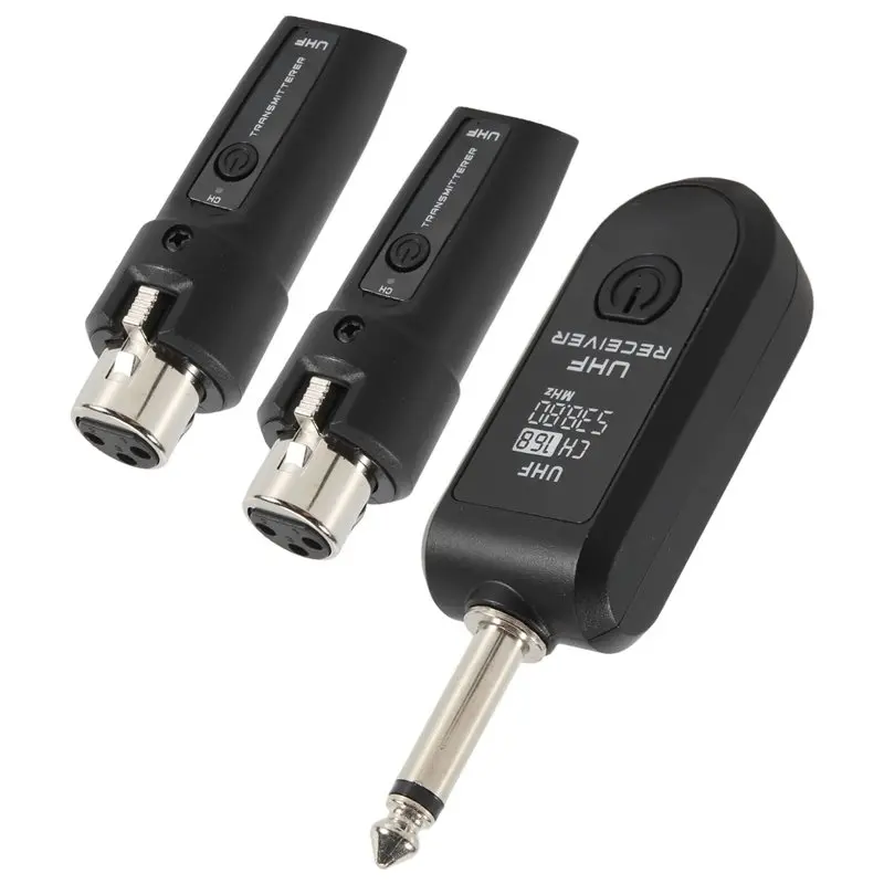 

Беспроводная система передачи аудио сигналов ABBG: профессиональный беспроводной передатчик и приемник для гитары с разъемом XLR