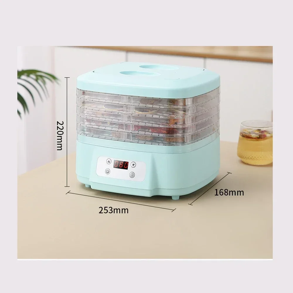 Intelligent Multifunctional Large Capacity New Dryer 220V Household Food Drying Machine With Display Screen Compact And Portable