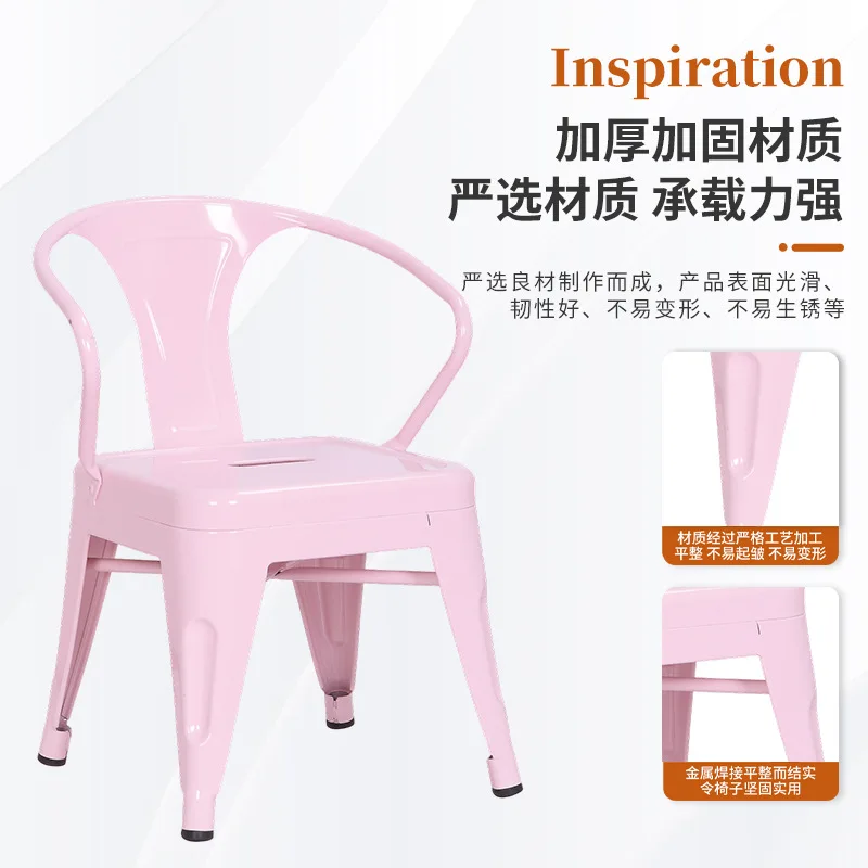 Factory Direct High Quality Children Metal Round Table and Kids Chair for Events Party