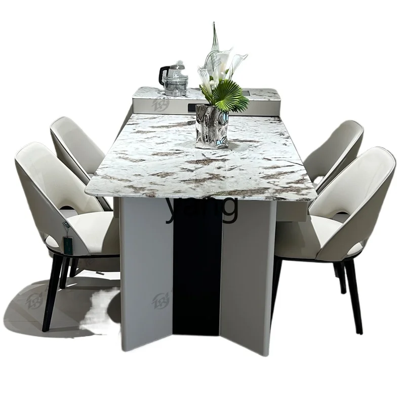 

Lh with heating solid wood mahjong table dining table dual-purpose automatic mahjong machine integrated