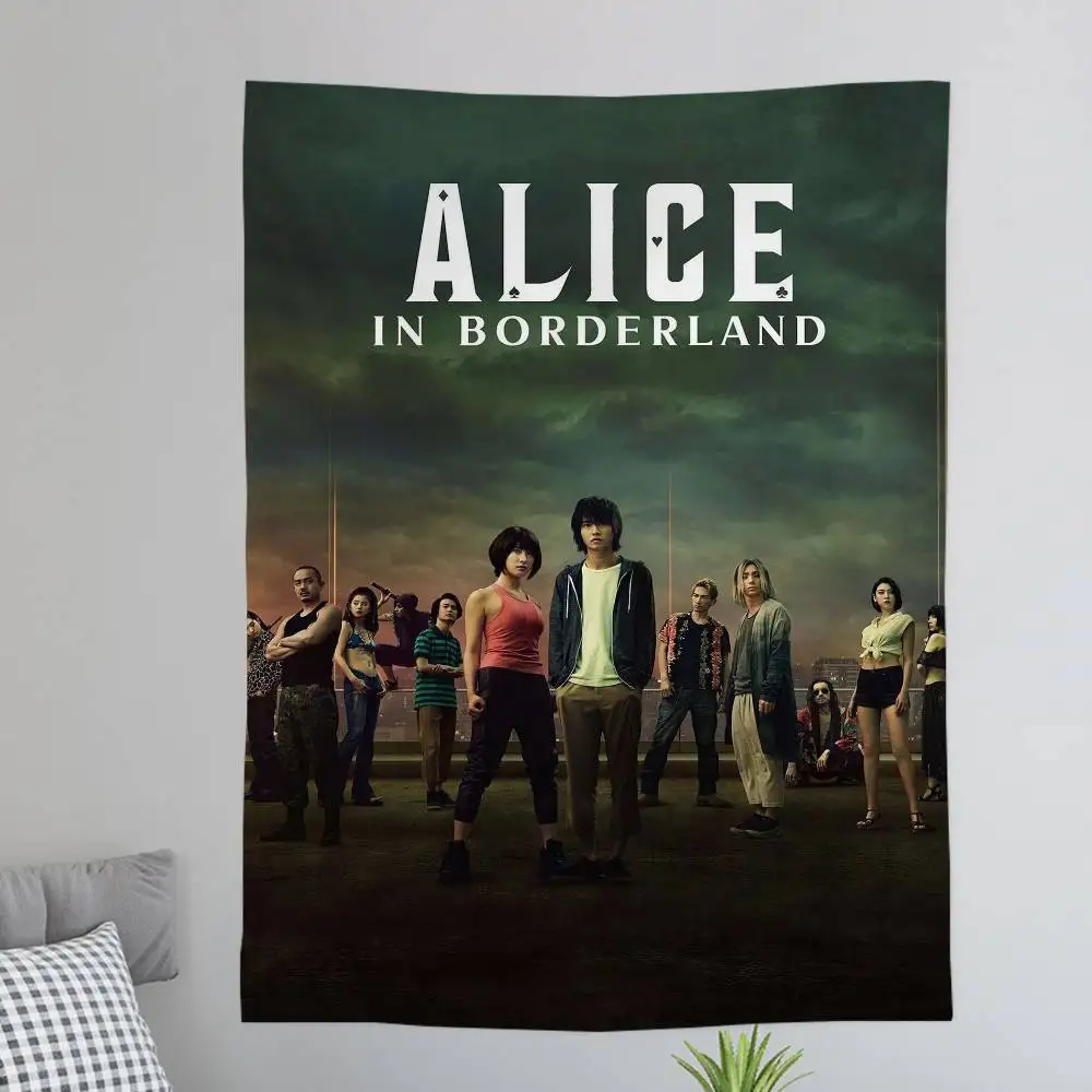 Hot TV Alice In Borderland Hanging Bohemian Tapestry Bohemian Wall Tapestries Mandala Cheap Hippie Wall Hanging