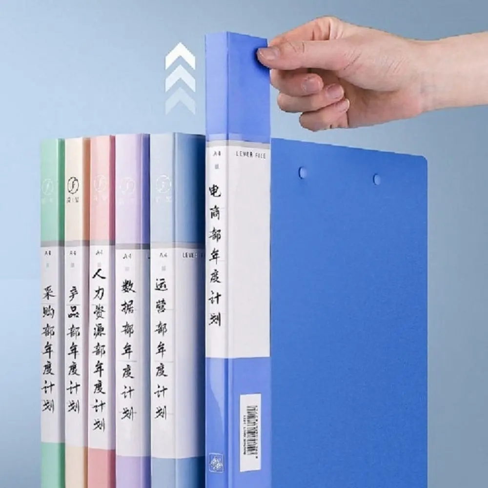 Receipt Holder Double Clips Test Paper A4 File Folder Clipboard Paper Organizer Loose Leaf Binder Pad Memo Clip Board