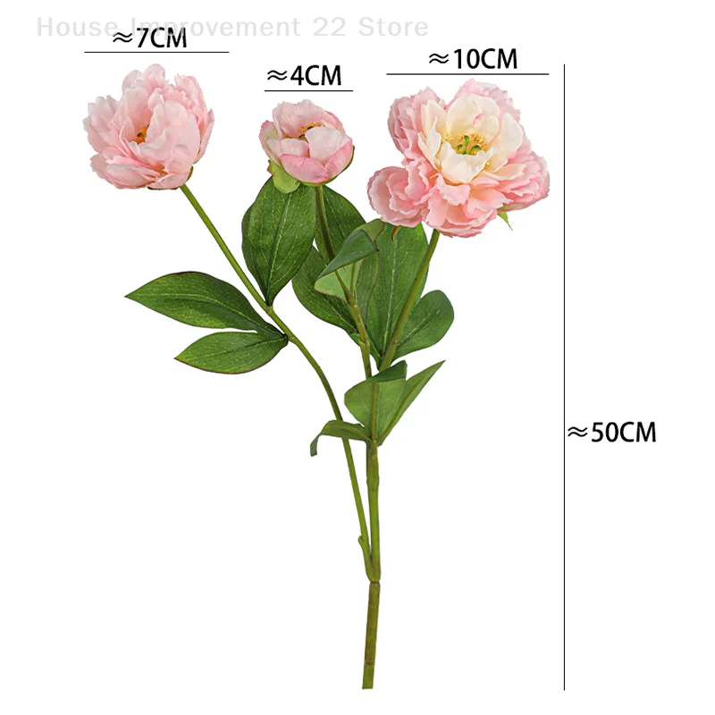 การจําลองกลิ่นหอมธรรมชาติ Peony ดอกไม้เครื่องประดับตกแต่งบ้านการถ่ายภาพ Props ดอกไม้ผ้าไหม