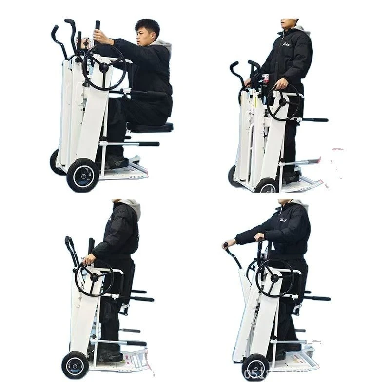 Walking Aid Standing Frame Gait Simulator Walker Paraplegia Disability Rehabilitation Training Equipment for Wheelchair Users
