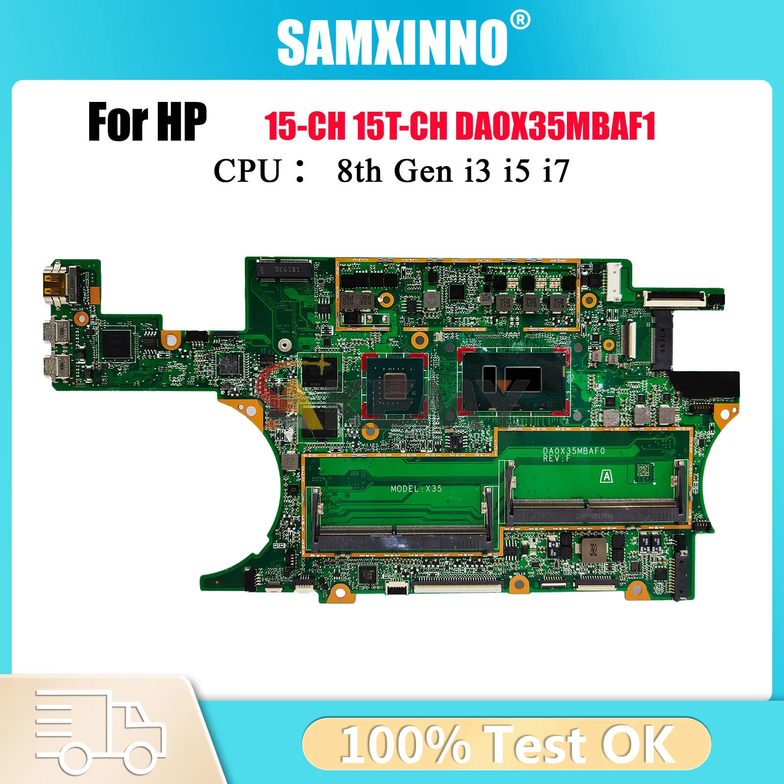 

DA0X35MBAF0 для HP Spectre X360 15-CH 15T-CH Материнская плата для ноутбука L15573-601 с процессором i7 MX150 2 ГБ графического процессора 100% полностью протестировано