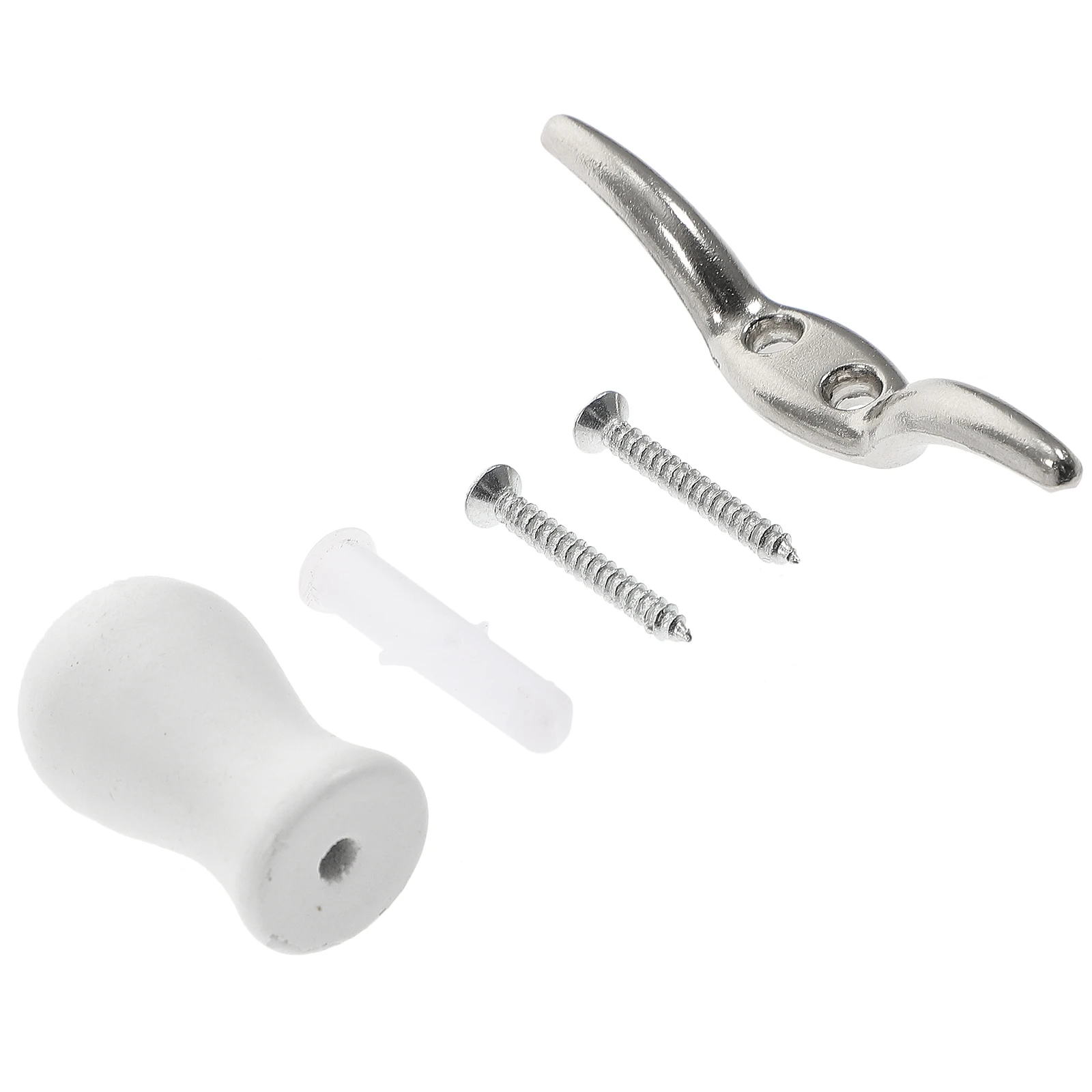 

Metal Positioning Hook Blind Cord Knobs Wood Mounting Screws Easy Installation Decorative Accessories Holder Window