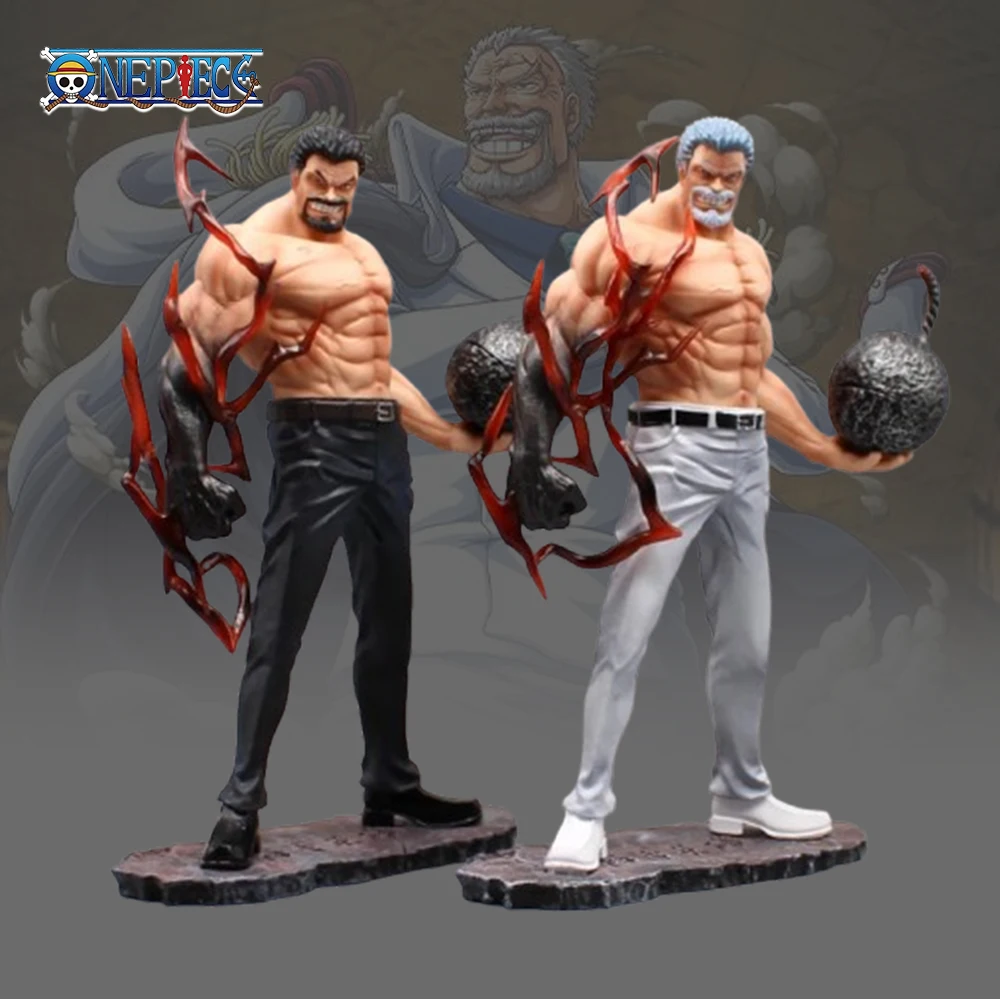 One Piece Monkey D Garp Anime Figures Standing Posture 26cm Pvc Handmade Collectible GK Desktop Ornament Model Christmas Gifts