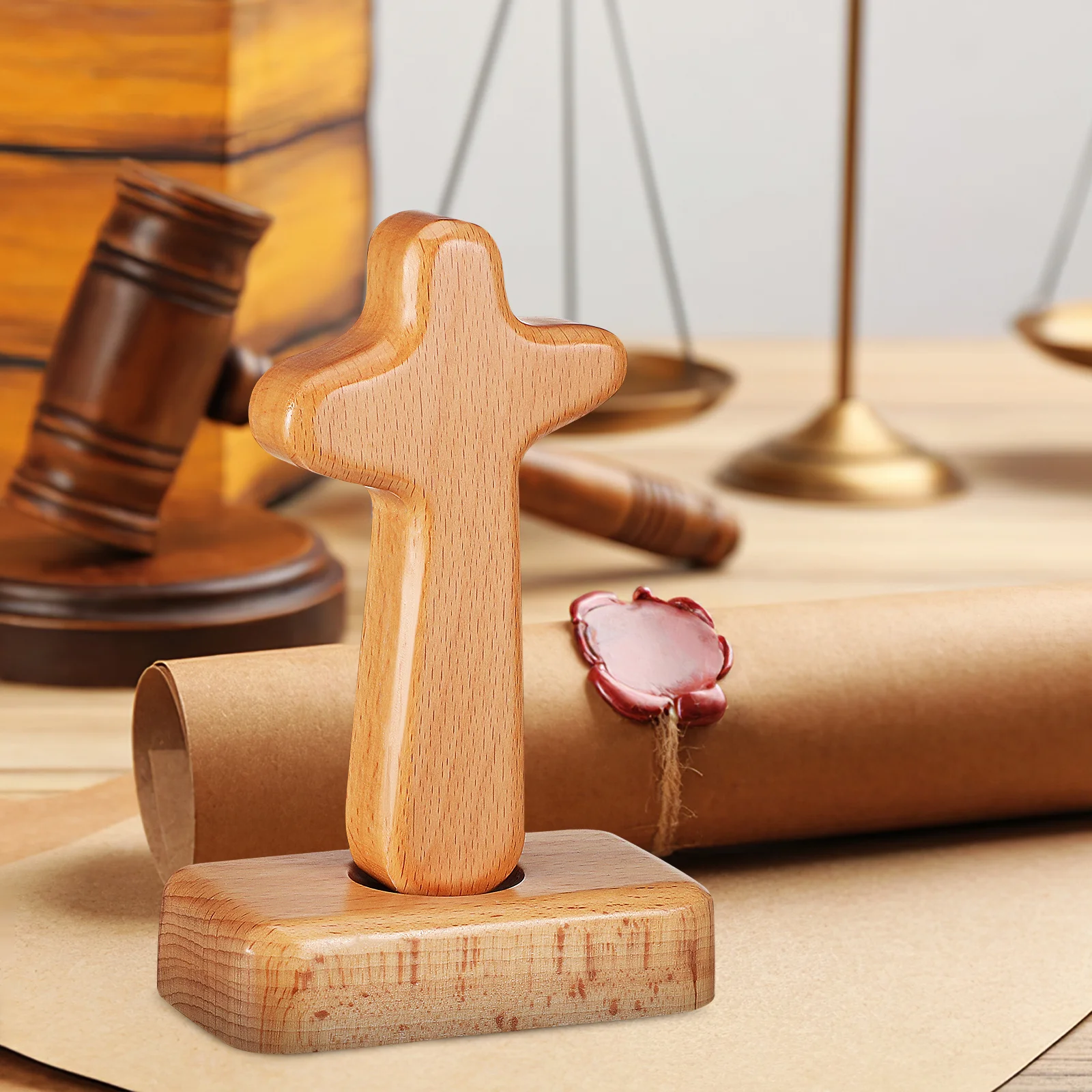 

Wooden Cross Natural Craft Wall Decor Smooth Lightweight Small Cross For Home Desktop Hanging Decoration Party Diy