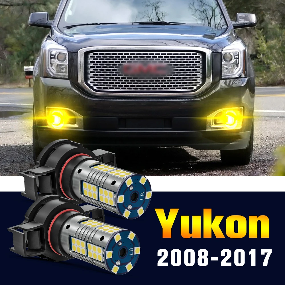 2pcs LED Fog Light Bulb Lamp For GMC Yukon 2008-2017 2009 2010 2011 2012 2013 2014 2015 2016 Accessories