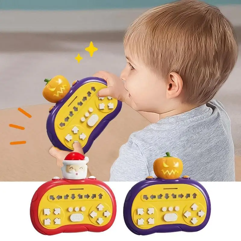 آلة لعبة الرقص بالإصبع، لعبة إيقاع إلكترونية محمولة باليد مع موسيقى خفيفة، ألعاب تخفيف التوتر، وحدات تحكم تعليمية Pu