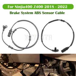 Z 400 Front Rear Brake System ABS Sensor Cable For Kawasaki Ninja 400 Ninjia400 Z400 2018-2022 2021 2020 Motorcycle Accessories