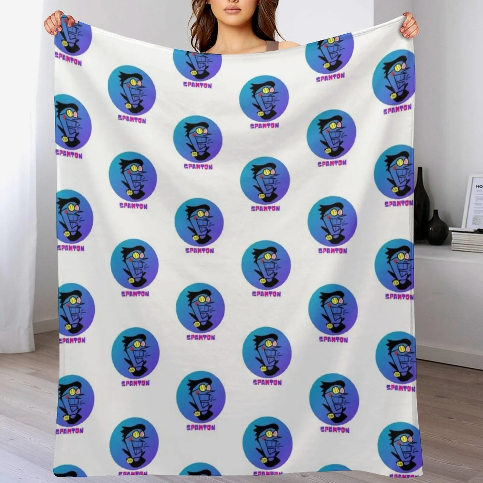 

Spamton Big Shot | Spamton Cheap | Spamton Rune Robotic | Funny Darkner Throw Blanket Stuffeds Custom Sofas for sofa Blankets